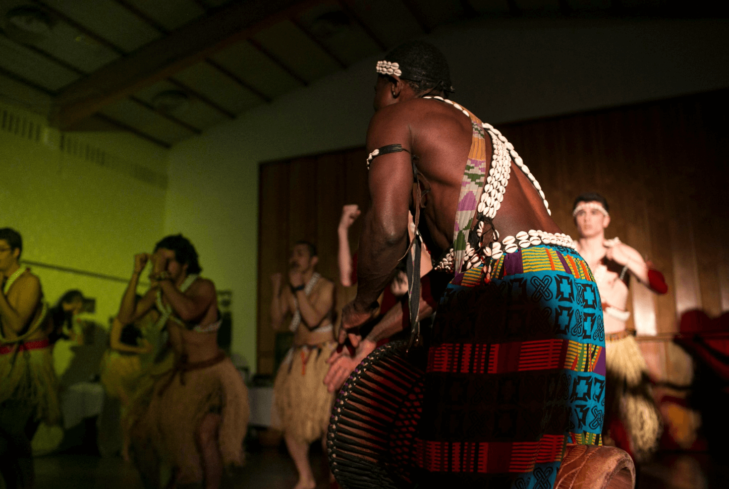Folk High School African Drum and Dance at International People's Collge in Denmark