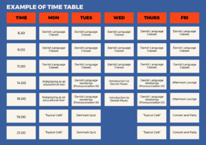 example of timetable_danish course_3