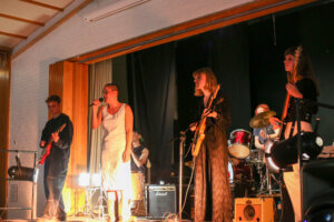 Jubilee and Peace Festival IPC band playing international people's college a folk high school in Denmark