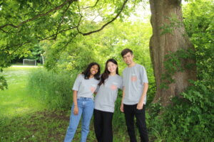 Internationale People's College a folk high school in Denmark students with IPC t-shirts
