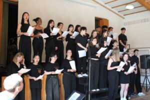 Jubilee and Peace Festival IPC Choir performing international people's college a folk high school in Denmark